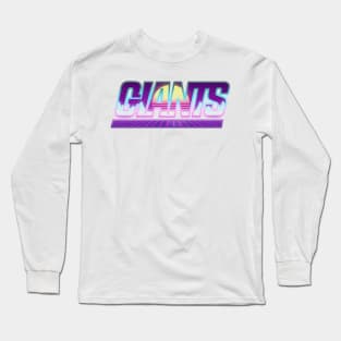 Vaporwave Giants Long Sleeve T-Shirt